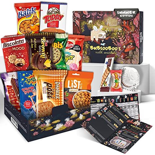 Midi International Snack Box (Fairy Tale Themed) | Snacks Variety Pack of International Treats | Foreign Snack Box Offering Unique Experience | Mix Care Pack of Turkish Candies | 12 Full-Size Snacks - Collins Global Snack Store