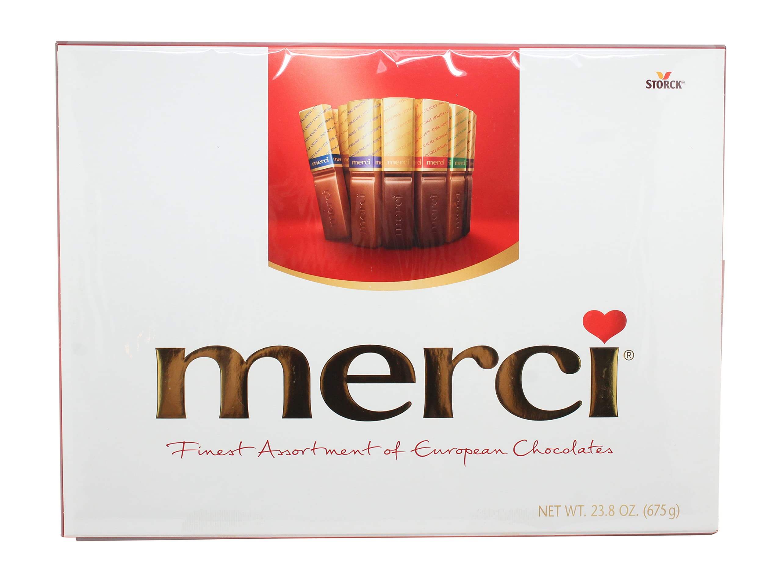 Merci German Chocolates Gift Box – Finest Assortment of European Chocolates in an elegant presentation.