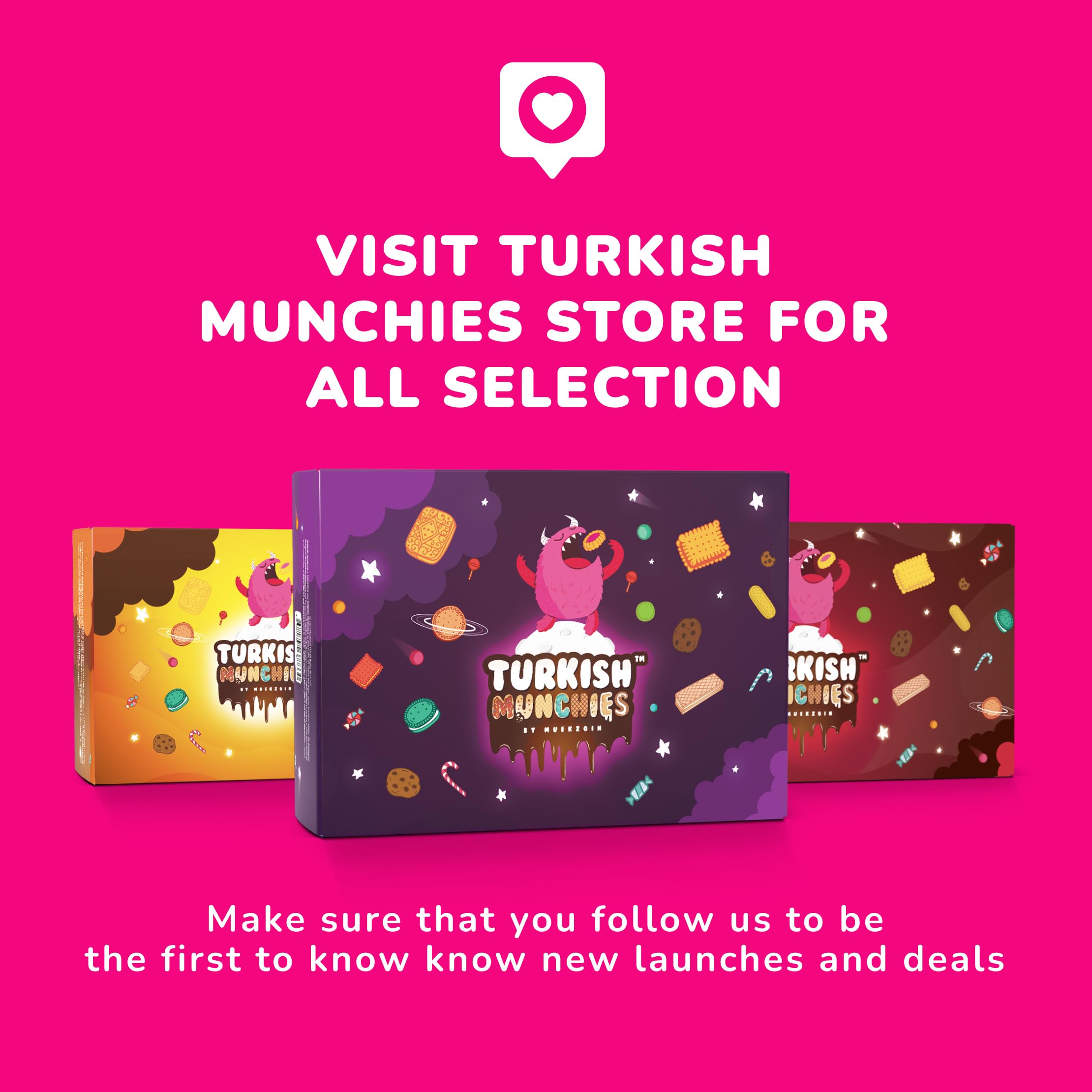 PremiuM Turkish Snack Box Turkish Munchies by Muekzoin Midi International Snack Box | Premium and Exotic Foreign Unique Snack Food Gifts Included | Try Extraordinary Turkish Gourmet Snacks | Candies from Around the World | Fantastic Space Themed Box | 12 Full-Size Snacks - Collins Global Snack Store