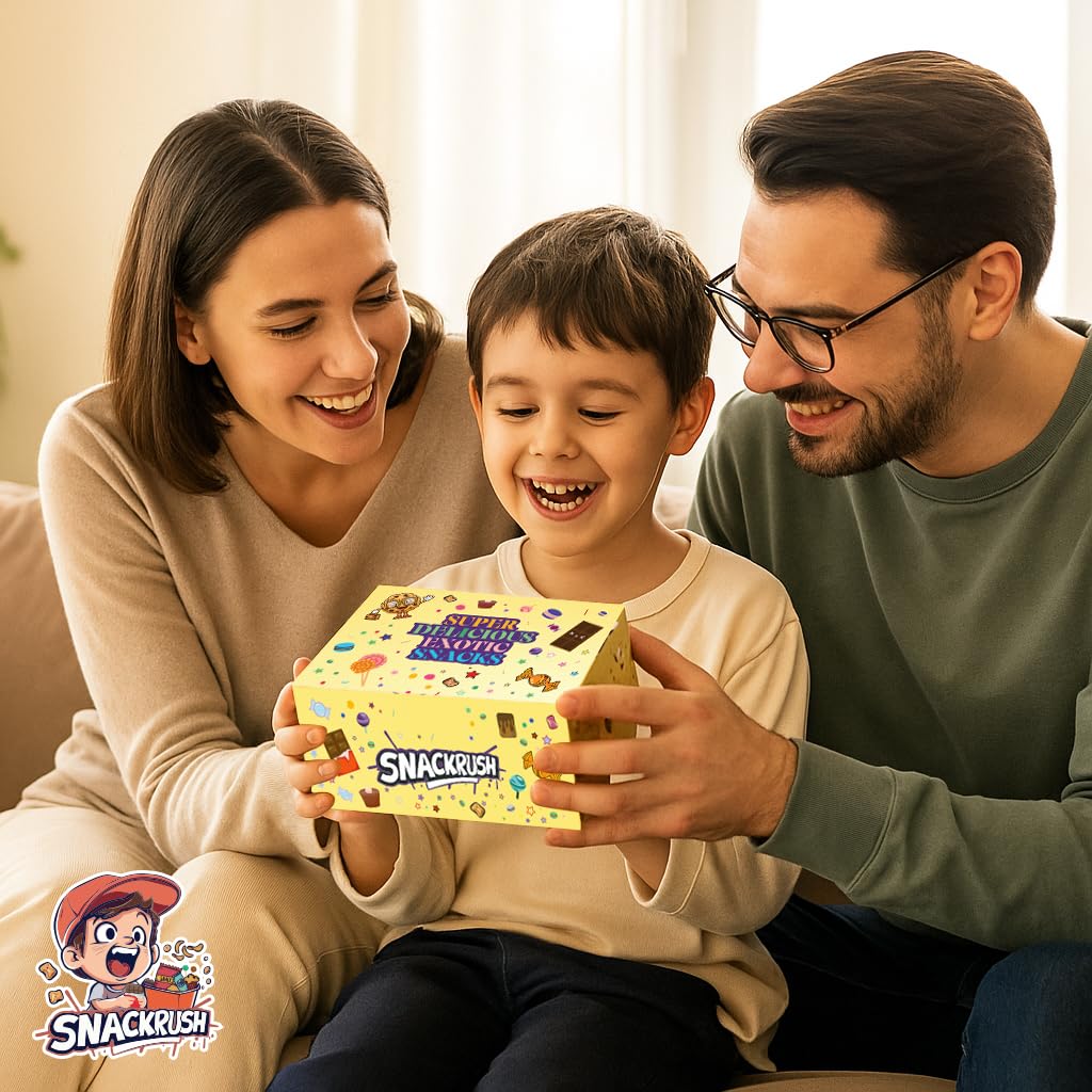 International Snack Box, 14+ Unique Treats, Snacks From Around the World, Universal Yums for Office, Family, Gifts And Parties, Suitable for use by Children and Adults, Foreign Snack Box - Collins Global Snack Store