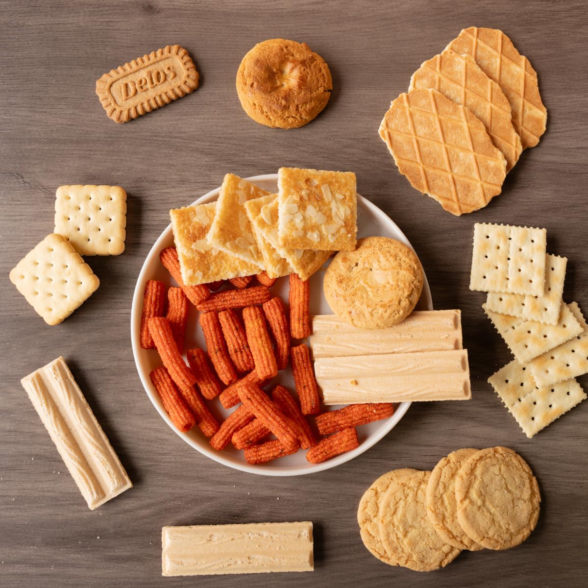 Korean snack box variety pack, 50 count individually wrapped, care package sampler with candy, cookies, chips, and treats, gift bundle for kids, students, adults, and snack lovers - Collins Global Snack Store