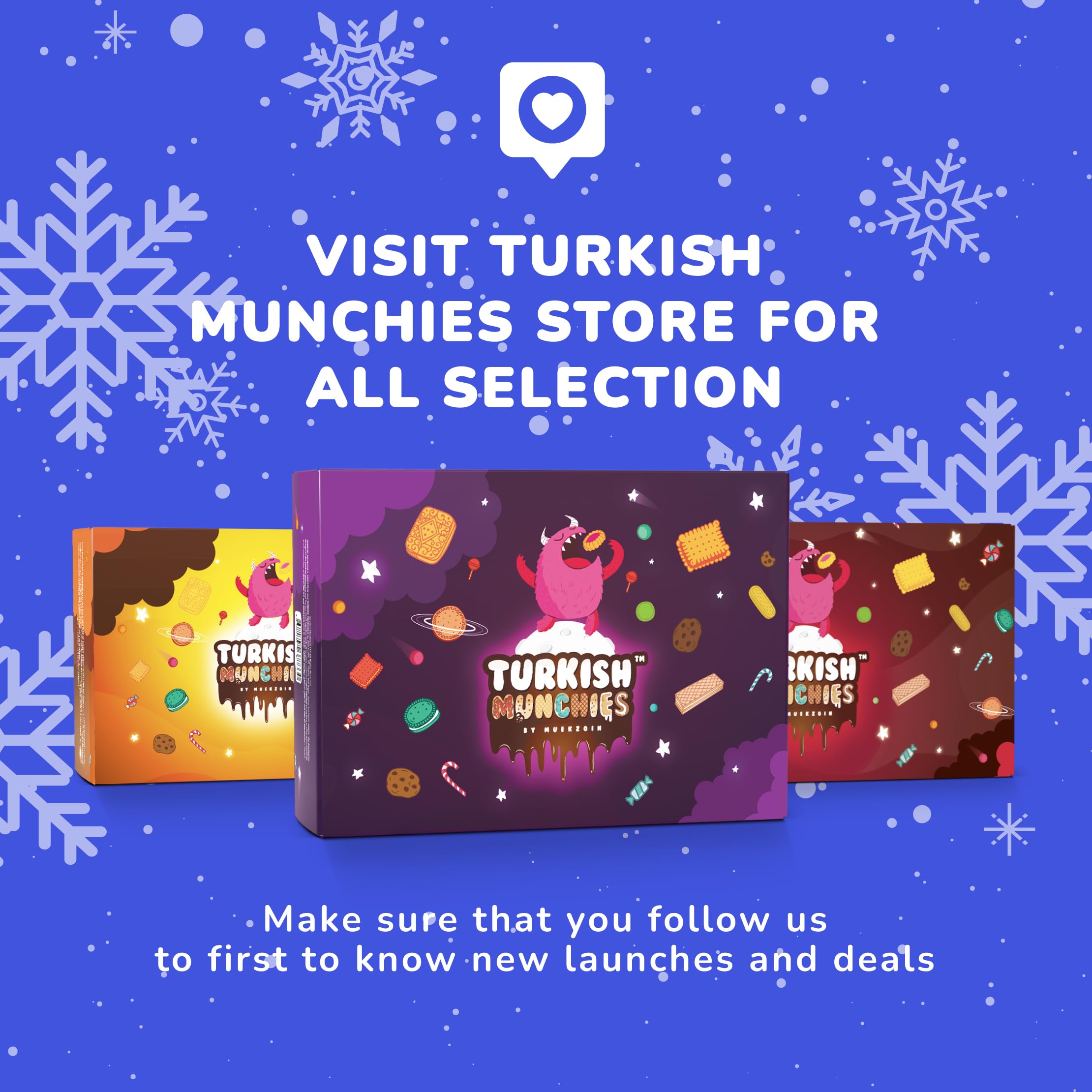 PremiuM Turkish Snack BoxTurkish Munchies by Muekzoin Midi International Snack Box | Premium and Exotic Foreign Unique Snack Food Gifts Included | Try Extraordinary Turkish Gourmet Snacks | Candies from Around the World | Fantastic Space Themed Box | 12 Full-Size Snacks - Collins Global Snack Store