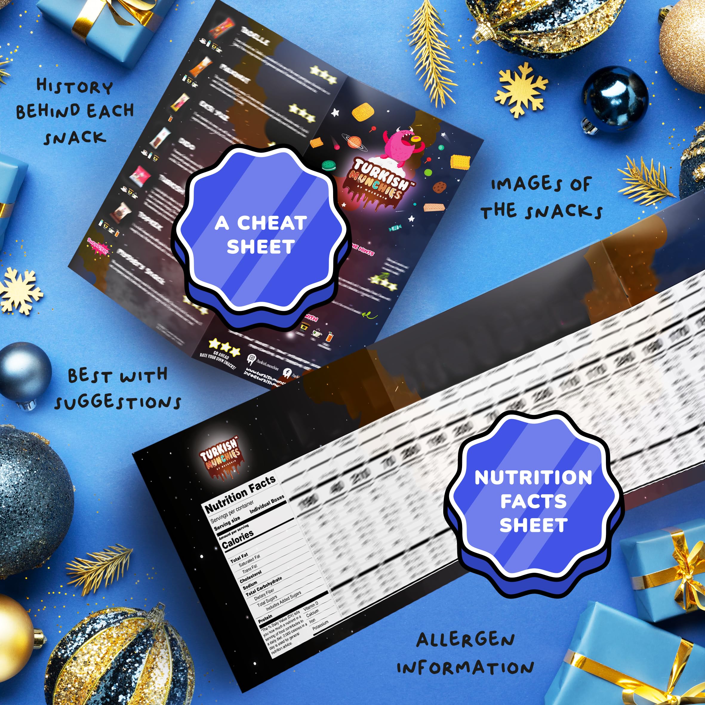 Turkish Munchies by Muekzoin Midi International Snack Box | Premium and Exotic Foreign Unique Snack Food Gifts Included | Try Extraordinary Turkish Gourmet Snacks | Candies from Around the World | Fantastic Space Themed Box | 12 Full-Size Snacks - Collins Global Snack Store