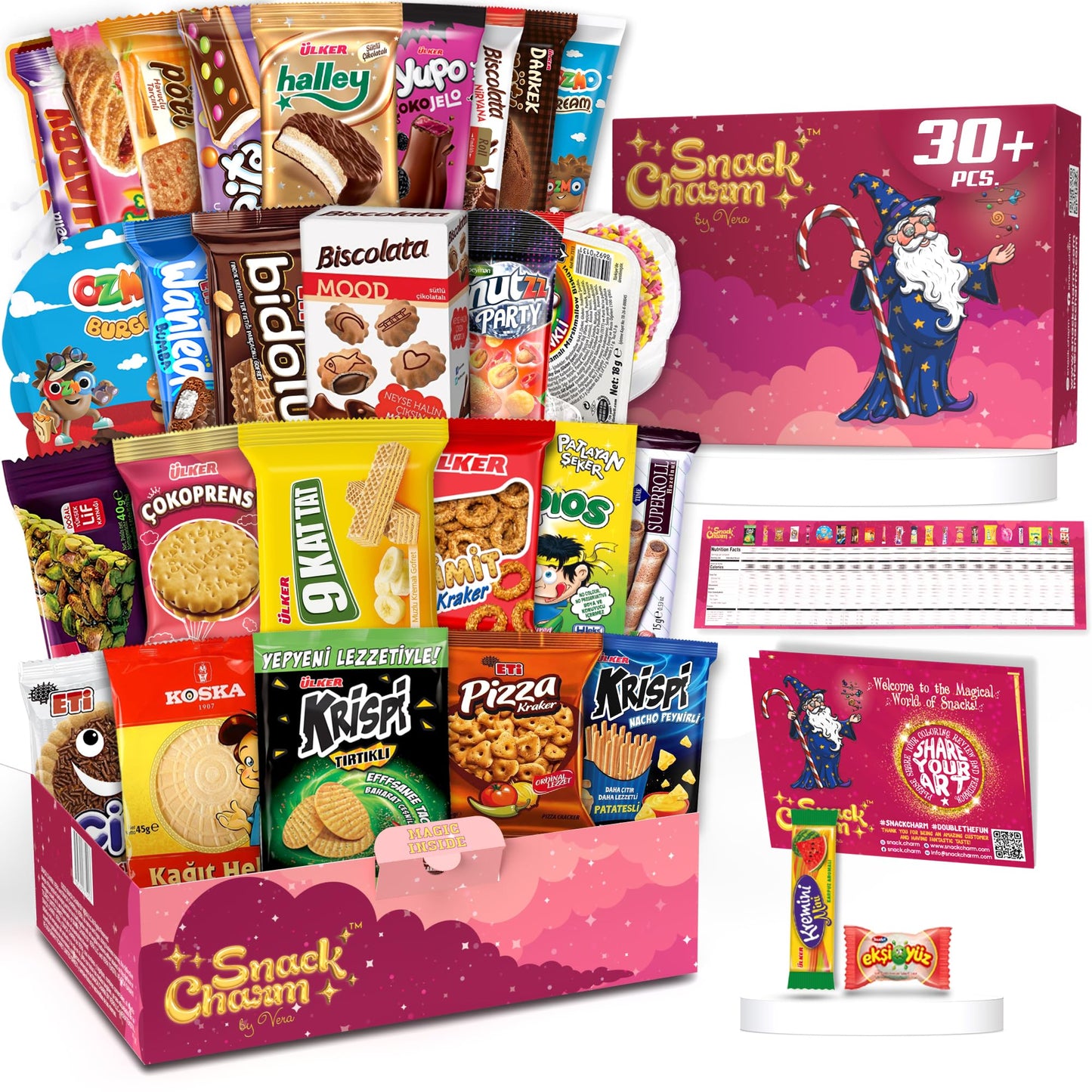 Exotic Snacks, Mega International Snack Box, Imported Snacks, Candy Box from Around the World, Exotic Care Package, World Candy Box, Foreign Variety Pack of Treats, European Sweets, Giftable Snack - Collins Global Snack Store