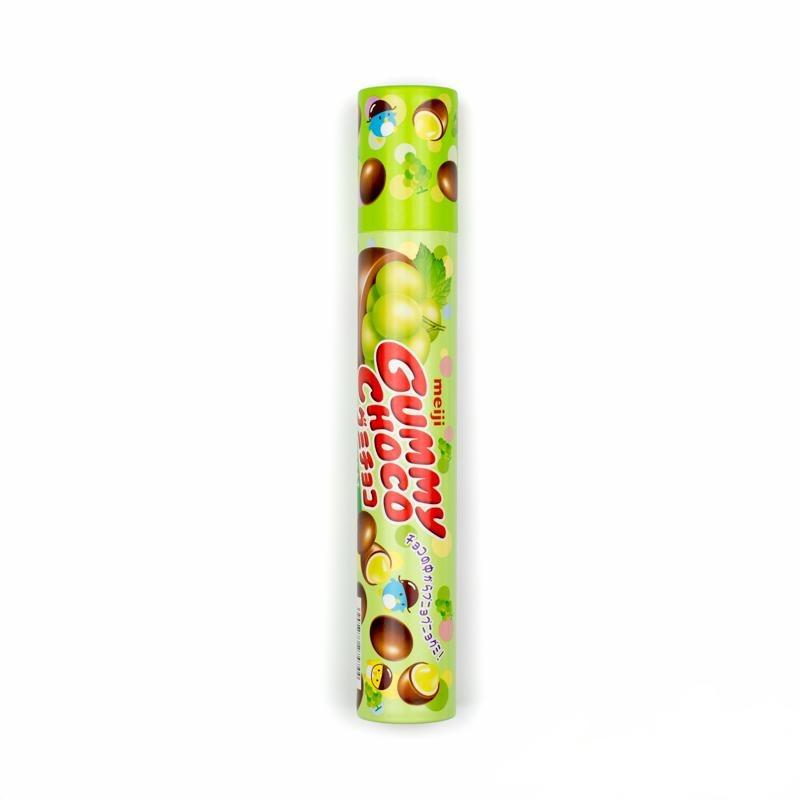 Meiji Japan Choco Gummy Candy Tube in Strawberry, Muscat and Assorted Flavors