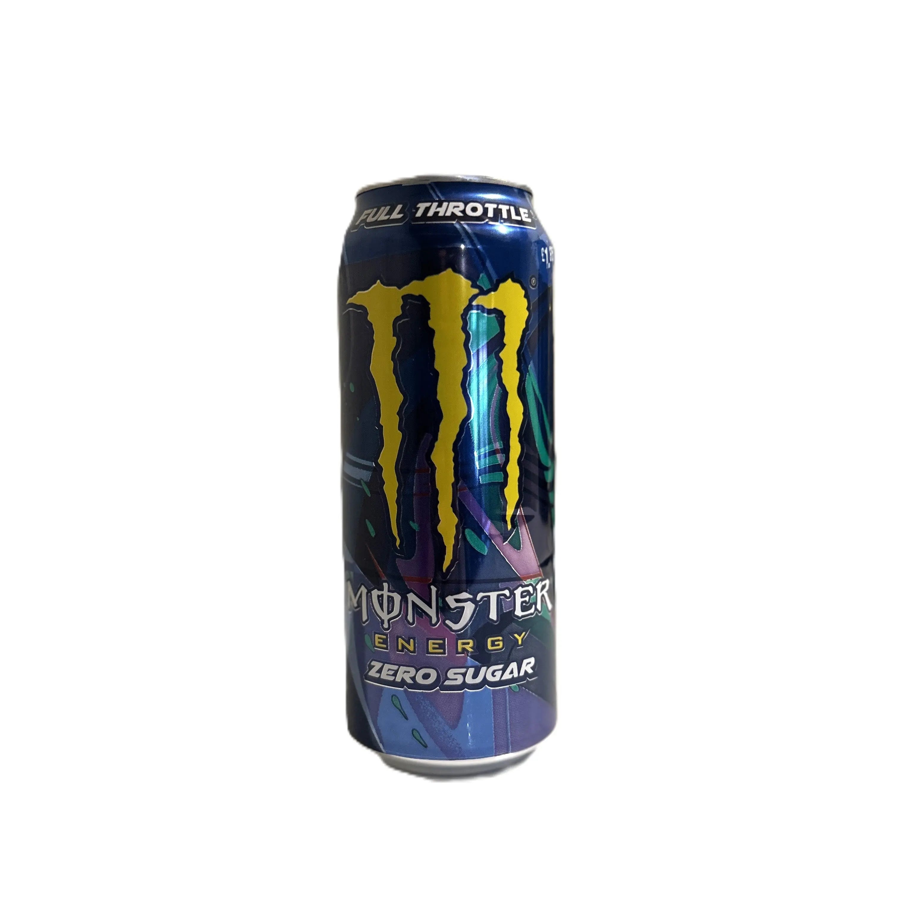 Monster Energy Full Throttle Zero Sugar – Peach & Nectarine | 500mL Can | UK Limited Edition
