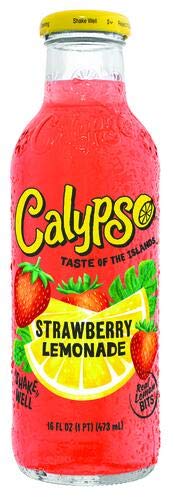 Calypso Lemonades | Made with Real Fruit and Natural Flavors | Original Lemonade, 16 Fl Oz (Pack of 12) - Collins Global Snack Store