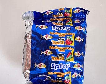 Spicy Biscuit - Fish flavored cake meal Nigerian Cookies [Pack of 3] - Collins Global Snack Store