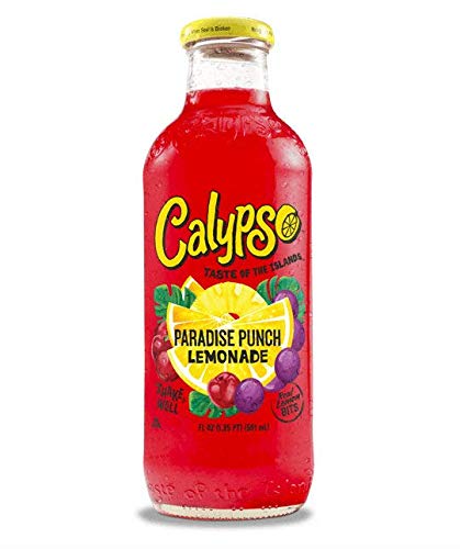 Calypso Lemonades | Made with Real Fruit and Natural Flavors | Original Lemonade, 16 Fl Oz (Pack of 12) - Collins Global Snack Store