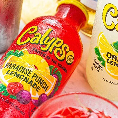 Calypso Lemonades | Made with Real Fruit and Natural Flavors | Original Lemonade, 16 Fl Oz (Pack of 12) - Collins Global Snack Store