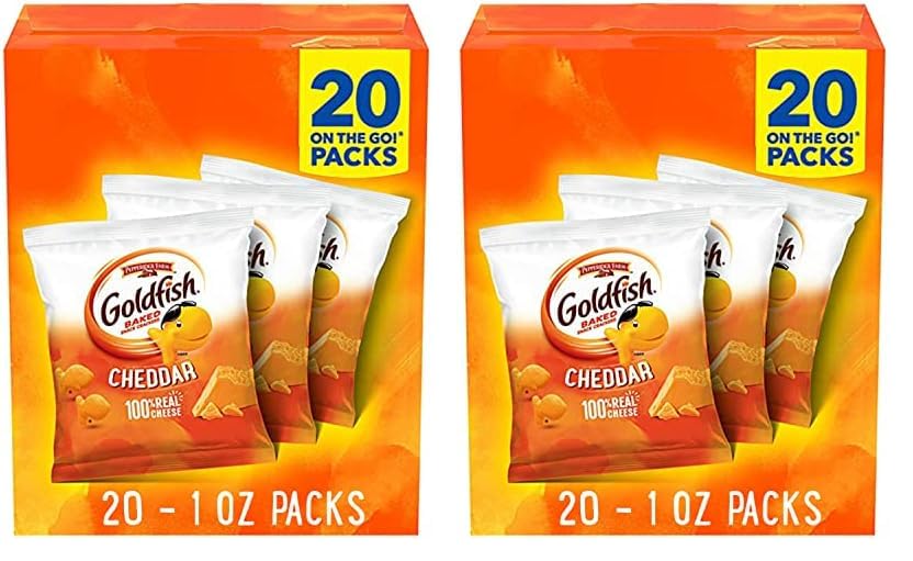 Goldfish Crackers Big Smiles Variety Pack with Cheddar, Colors, and Pretzels, Snack Packs, 30 Ct - Collins Global Snack Store