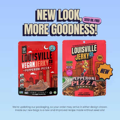 Louisville Vegan Jerky Co. – Plant-Based Jerky | Gluten-Free, Non-GMO | 3 oz