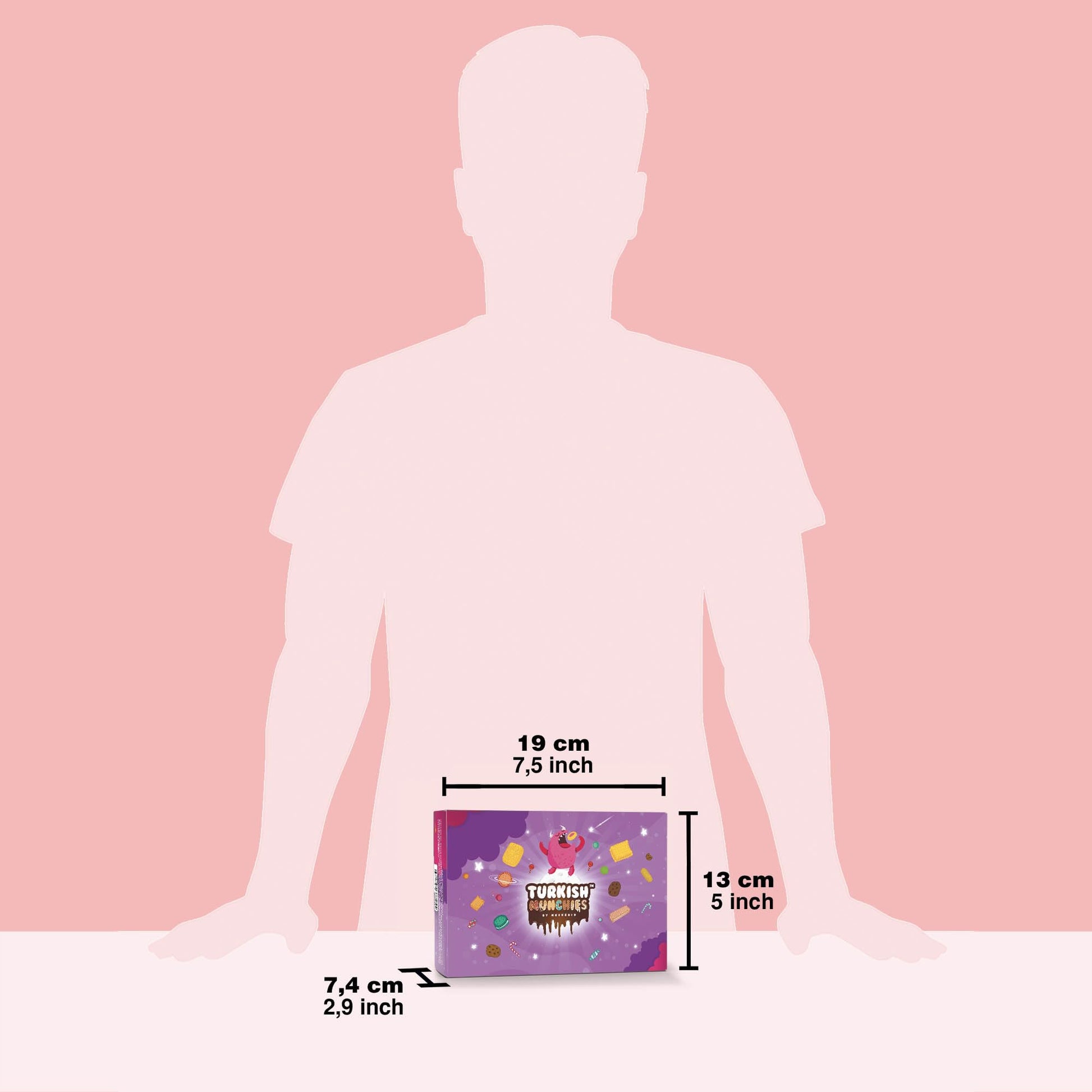 Turkish Munchies by Muekzoin Midi International Snack Box | Premium and Exotic Foreign Unique Snack Food Gifts Included | Try Extraordinary Turkish Gourmet Snacks | Candies from Around the World | Fantastic Space Themed Box | 12 Full-Size Snacks - Collins Global Snack Store