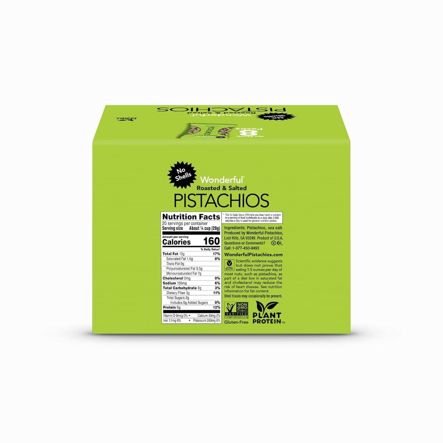 Wonderful Pistachios No Shells – Healthy Crunchy Snack | Multiple Flavors
