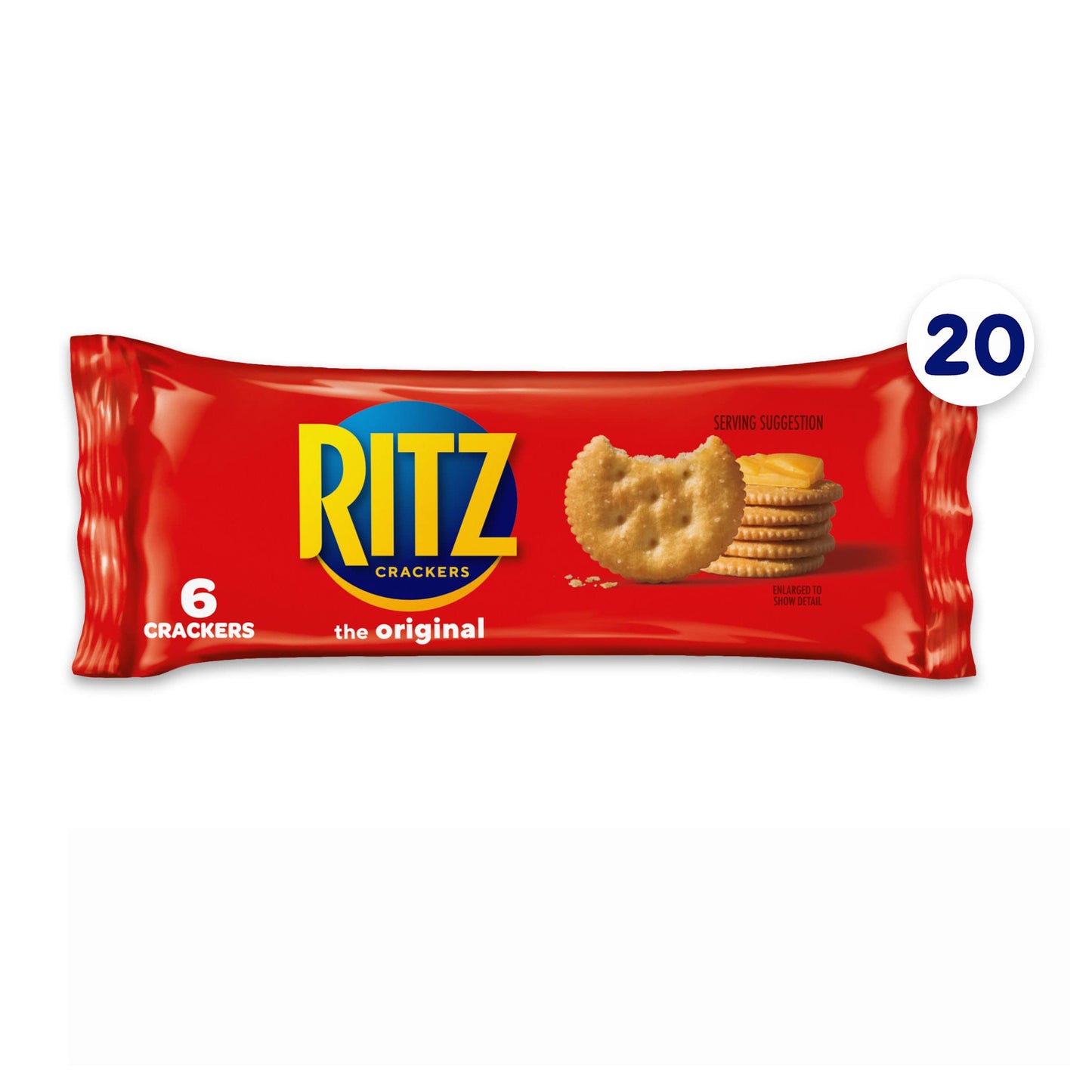 RITZ Fresh Stacks Original Crackers, Party Size, Travel Snacks, 23.7 oz (16 Multi Snack Packs)