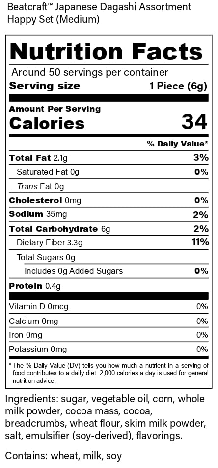 Beatcraft™ Japanese Dagashi Assortment Happy Set Pack (Regular) - Collins Global Snack Store