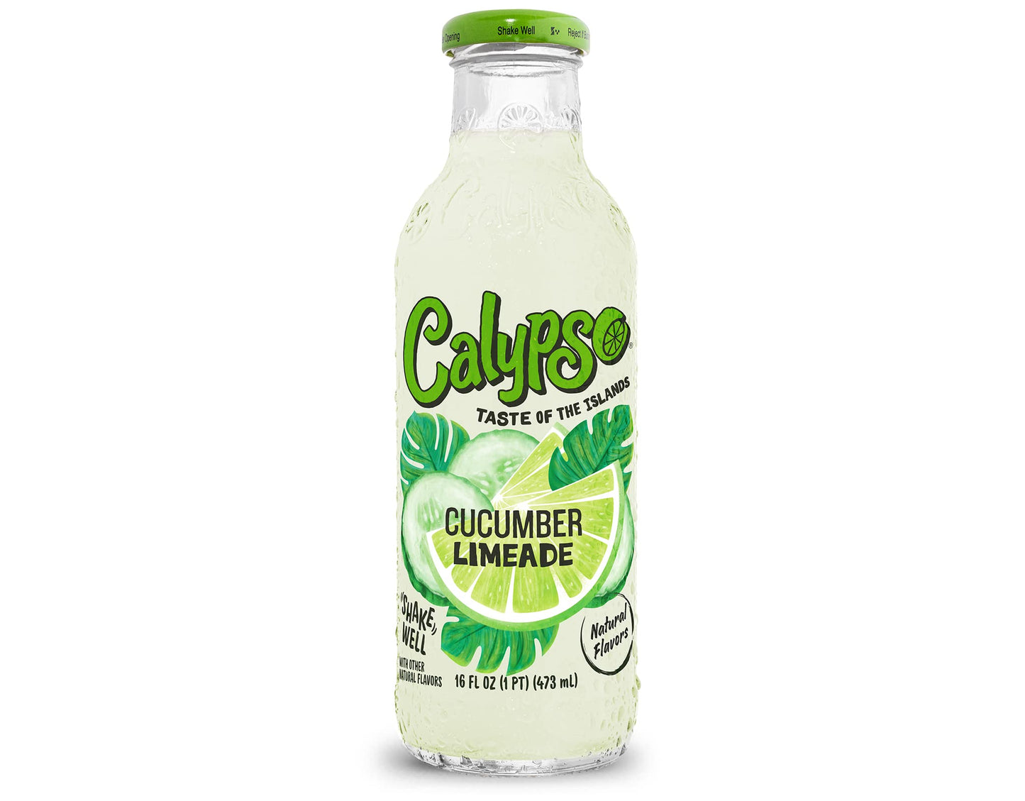 Calypso Lemonades | Made with Real Fruit and Natural Flavors | Original Lemonade, 16 Fl Oz (Pack of 12) - Collins Global Snack Store