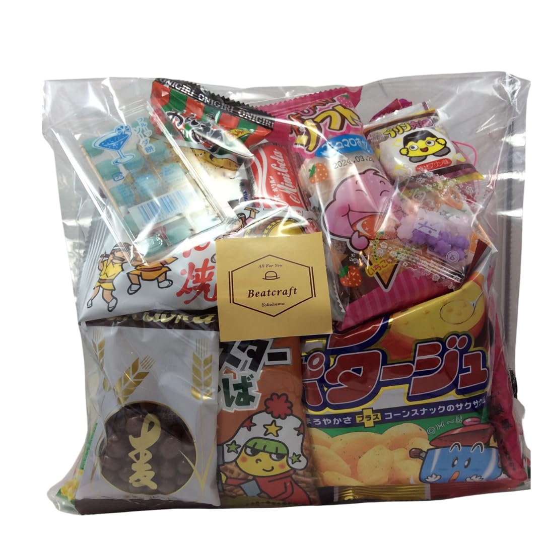 Beatcraft™ Japanese Dagashi Assortment Happy Set Pack (Regular) - Collins Global Snack Store