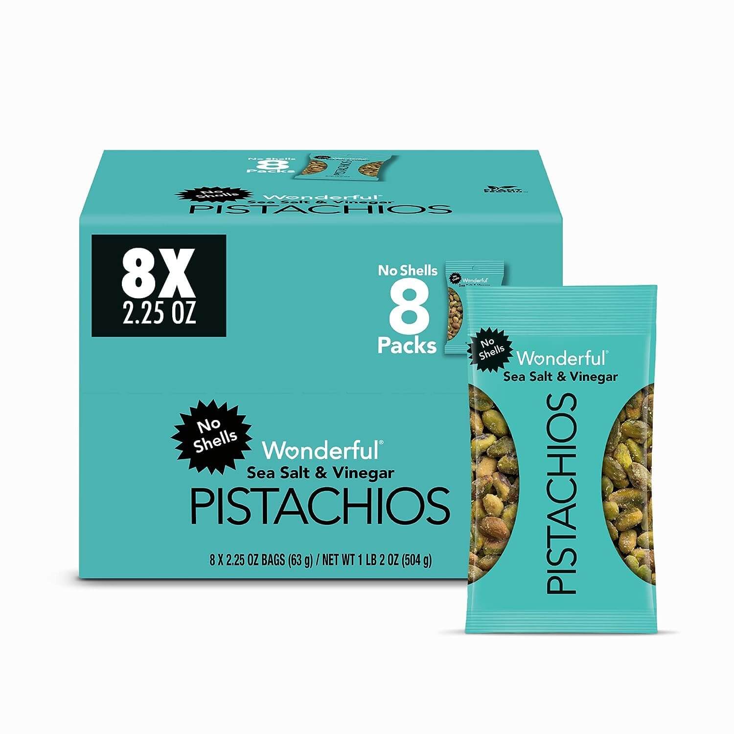 Wonderful Pistachios No Shells – Healthy Crunchy Snack | Multiple Flavors