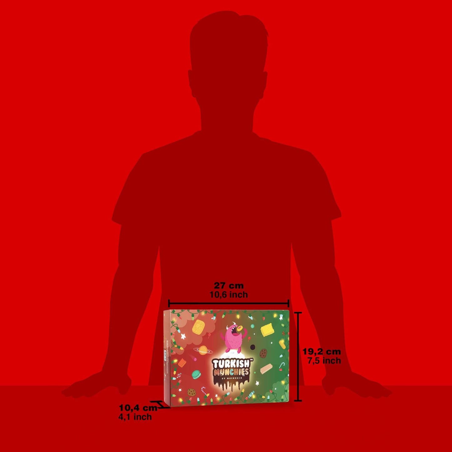 Maxi International Snack Box | Unique Snack Food Gifts Included | Celebration Theme | Candies from Around the World | 21 Full-Size + 1 Bonus Snacks - Collins Global Snack Store