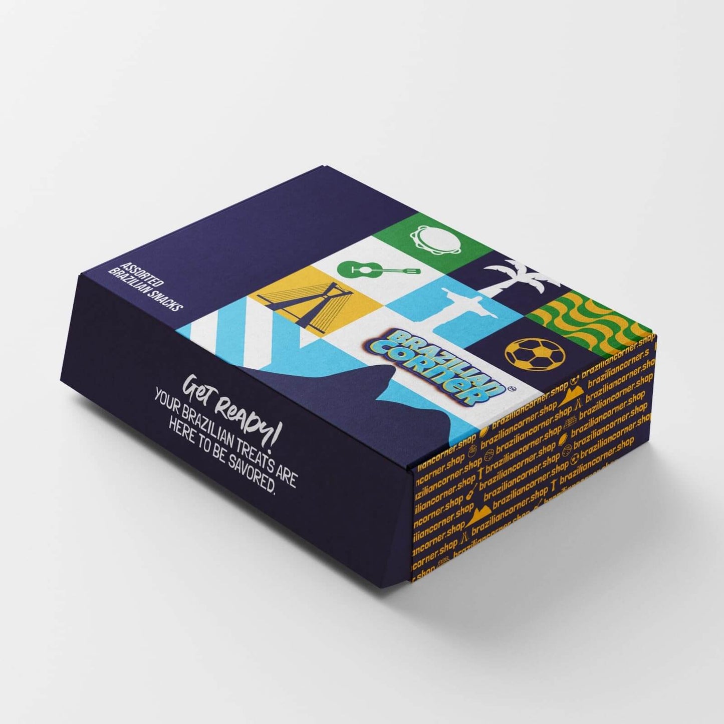 BRAZILIAN CORNER Candy Variety Box | Mixed Cookies, Candies & Chocolates Snack Boxes | Brazilian Treats for Adults, Kids & Teen | Great for Gifts, Home, School, College | 40 Count - Collins Global Snack Store