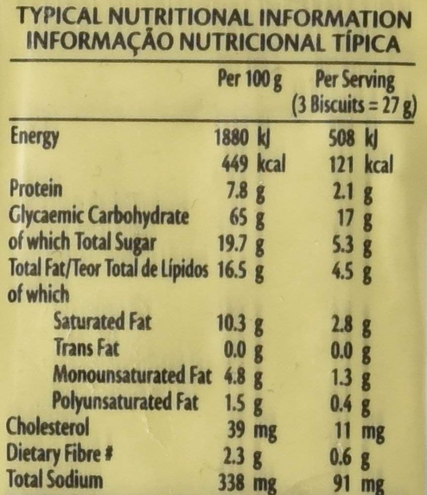Bakers Tennis biscuits - 200g - Collins Global Snack Store