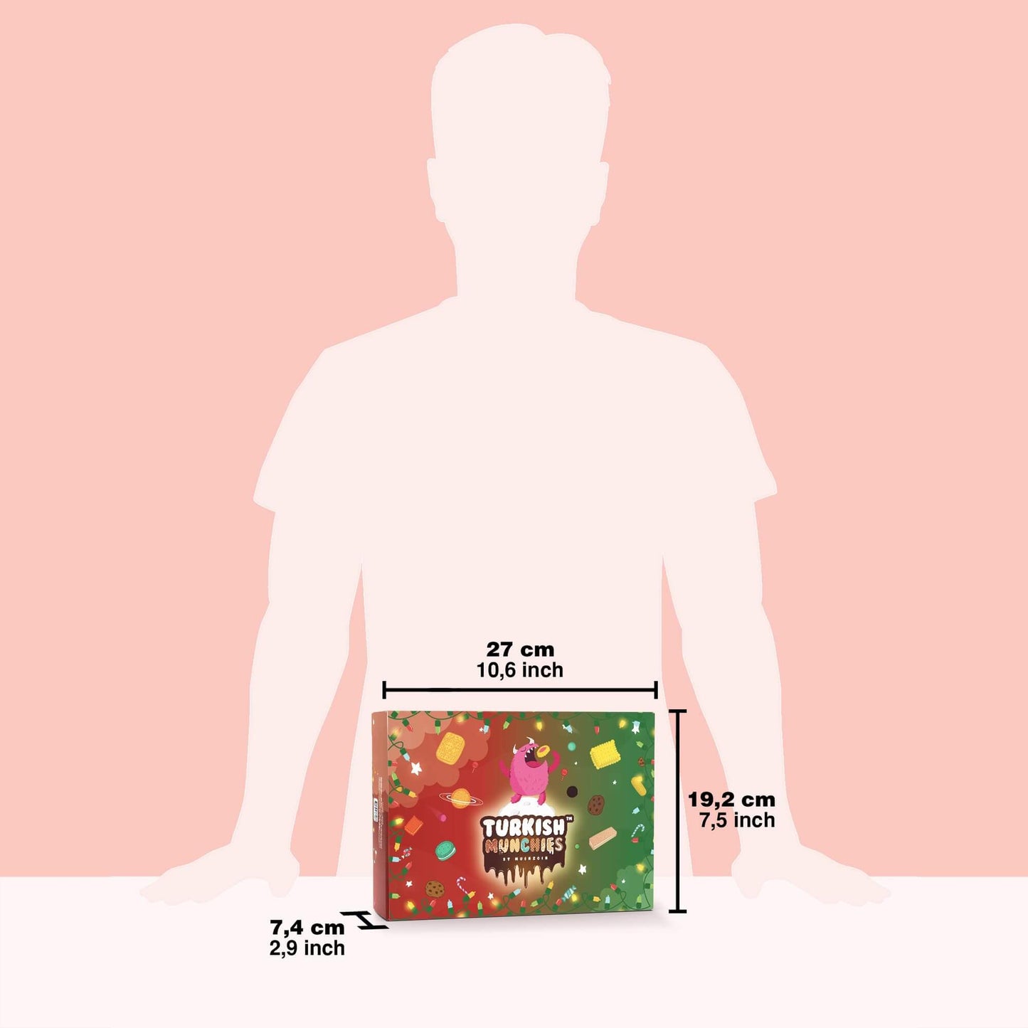 Maxi International Snack Box | Unique Snack Food Gifts Included | Celebration Theme | Candies from Around the World | 21 Full-Size + 1 Bonus Snacks - Collins Global Snack Store