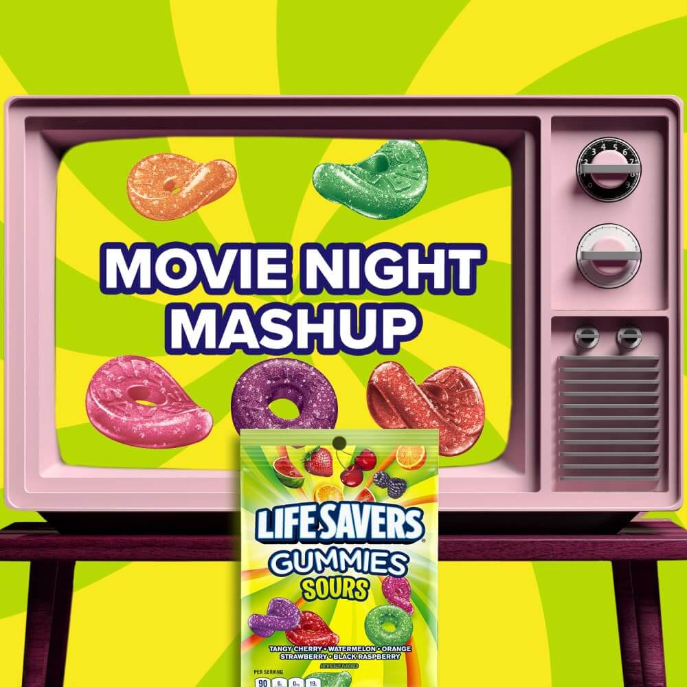 Life Savers Sours Gummies Candy Bag, 7 ounce (Pack of 1) - Collins Global Snack Store