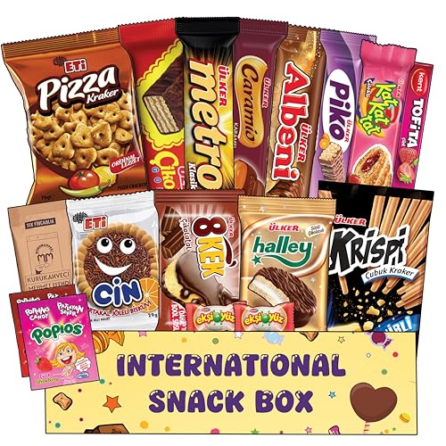 International Snack Box, 14+ Unique Treats, Snacks From Around the World, Universal Yums for Office, Family, Gifts And Parties, Suitable for use by Children and Adults, Foreign Snack Box - Collins Global Snack Store