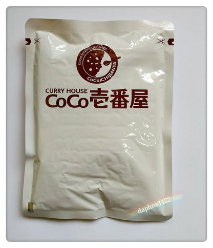 CoCo Ichibanya Japanese Pork Curry Snack packaging with the CoCo Ichibanya logo and branding.