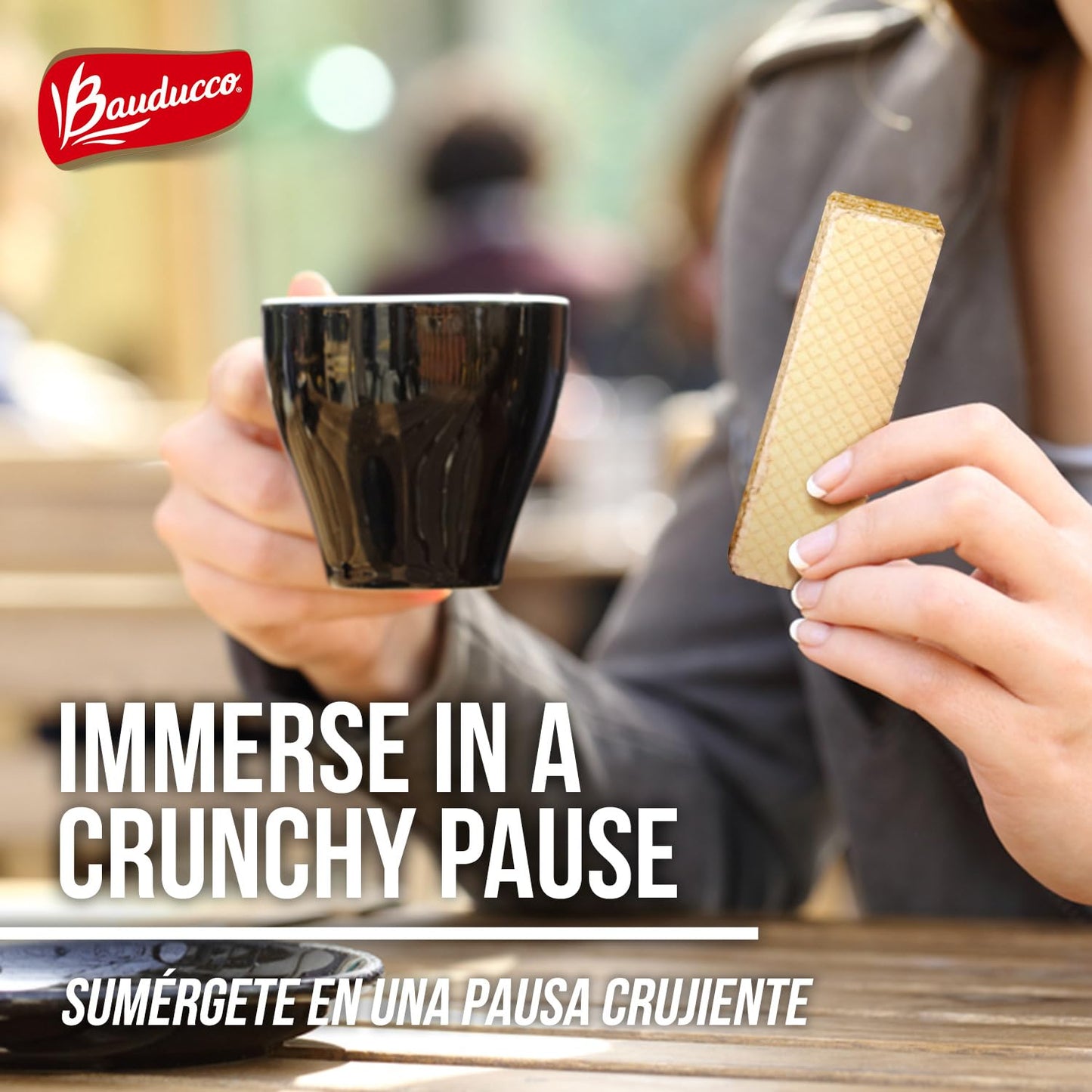 Bauducco Chocolate & Vanilla Wafer Cookies - Convenient Single Serve Wafer Cookies With 3 Layers of Cream - Delicious Sweet Snack on the go or Dessert 28.2oz (Pack of 20) - Collins Global Snack Store