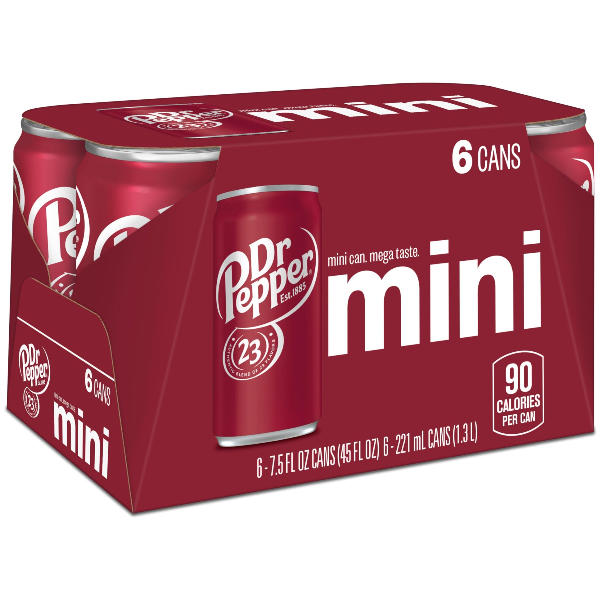 DR PEPPER - 16.9 OZ, 6 PK - Collins Global Snack Store