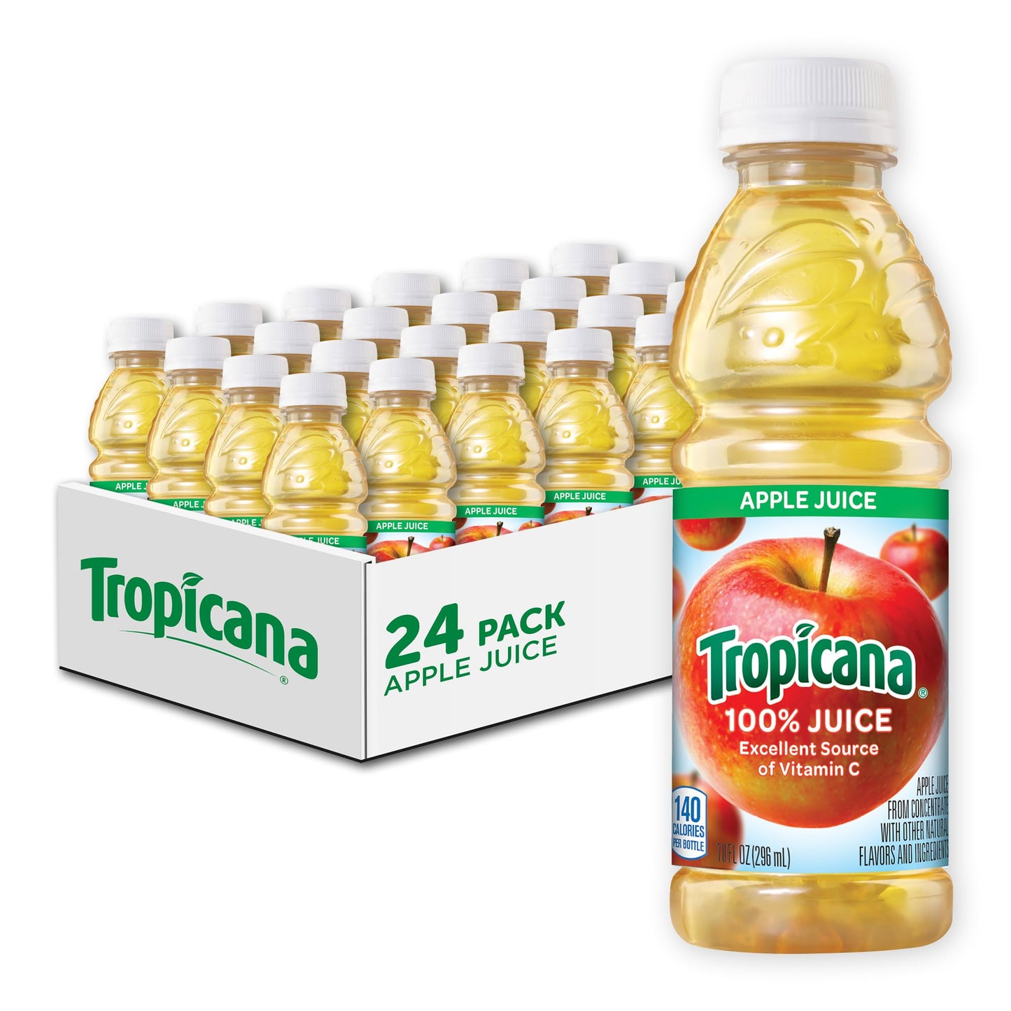 Tropicana 100% Juice 3-flavor Classic Variety Pack,10 Fl Oz (Pack of 24) - Collins Global Snack Store