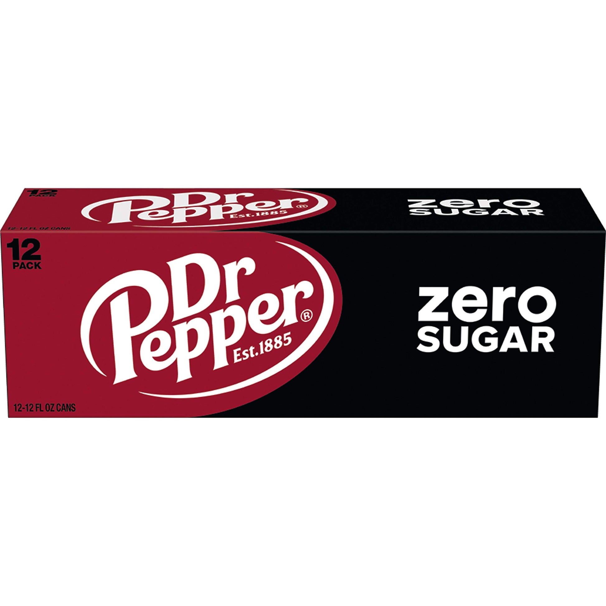 Dr Pepper Soda, 12 fl oz cans, 12 pack - Collins Global Snack Store