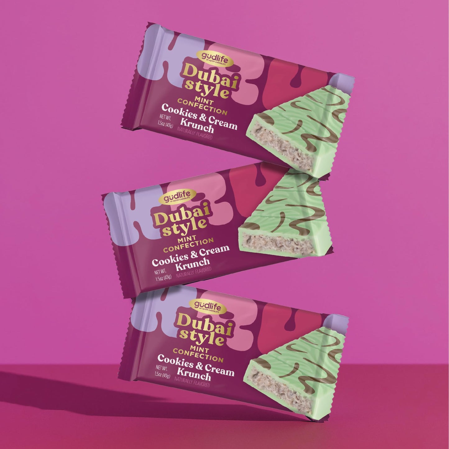 Dubai Chocolate Bars by Gudlife - Premium Gourmet Chocolate Gift Set