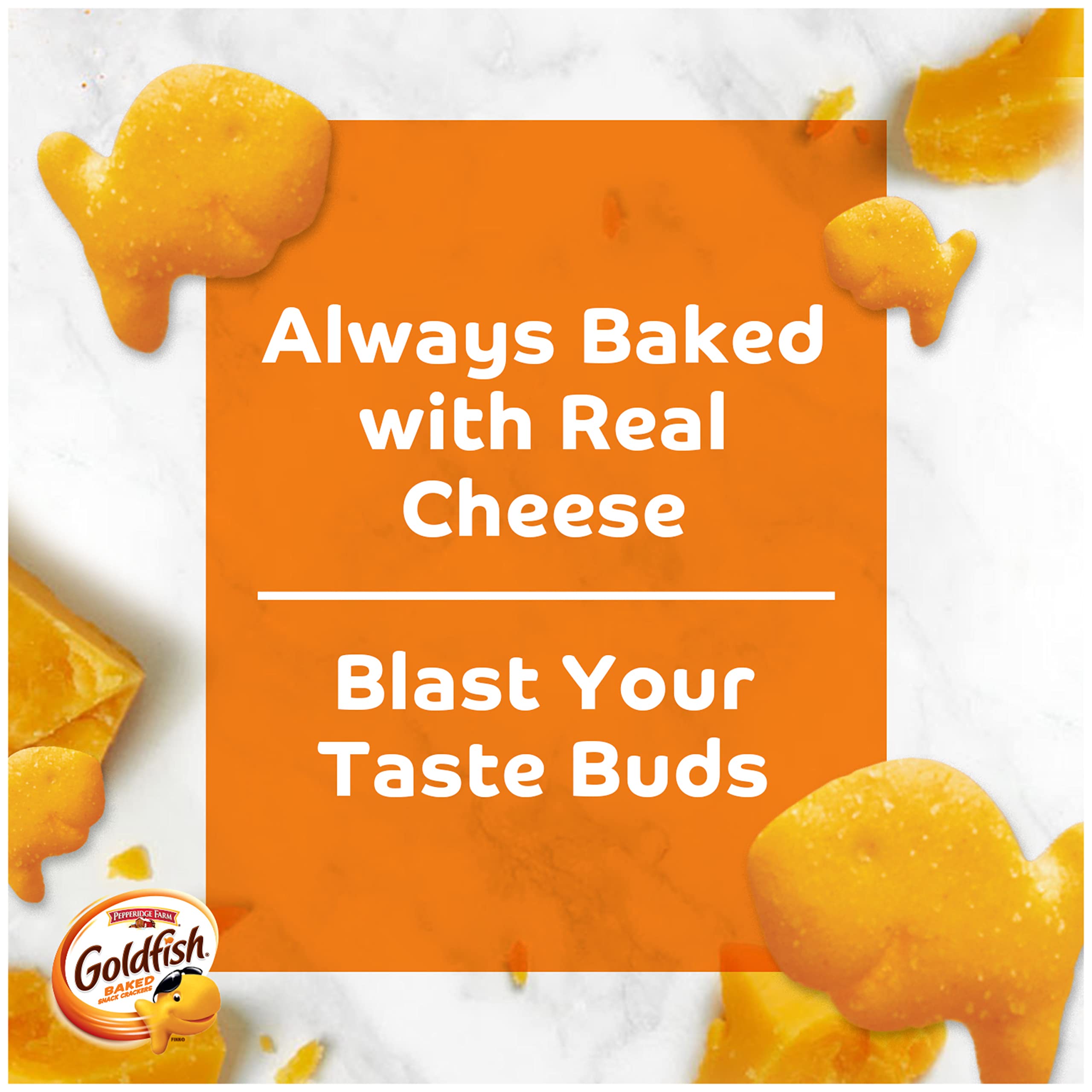 Goldfish Crackers Big Smiles Variety Pack with Cheddar, Colors, and Pretzels, Snack Packs, 30 Ct - Collins Global Snack Store