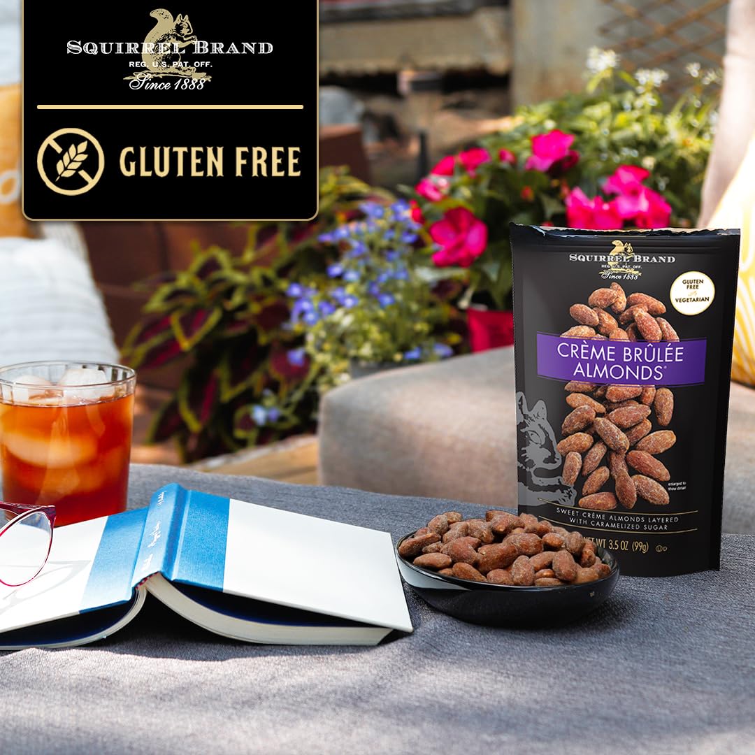 Squirrel Brand Sweet Brown Butter Cashews, 3.5 Ounces Resealable Bag, Gluten Free, Vegetarian - Collins Global Snack Store