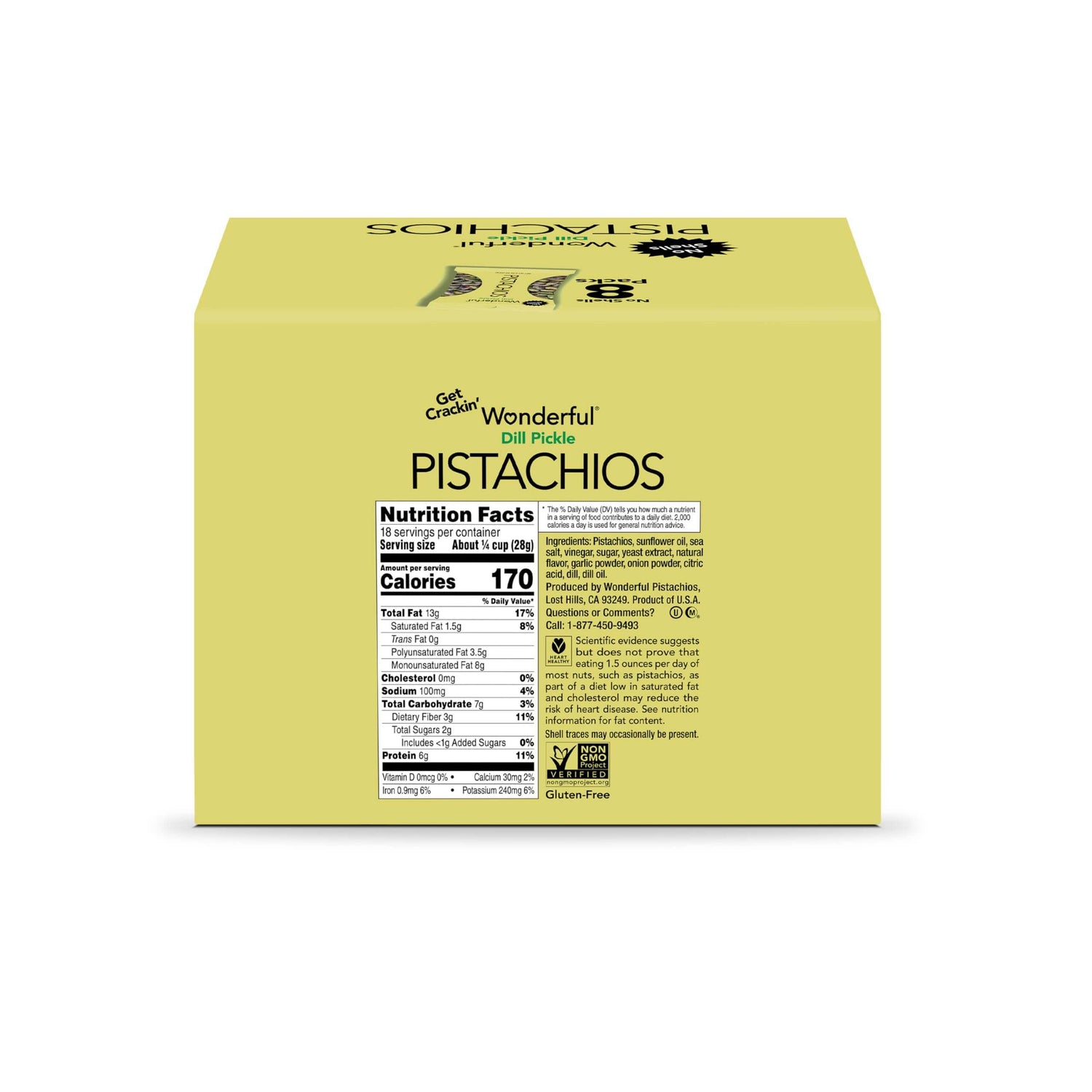 Wonderful Pistachios No Shells, 3 Flavors Mixed Variety Pack of 9 (0.75 Ounce), Roasted &amp; Salted Nuts (4), Chili (3), Honey (2), Protein Snacks, Gluten Free, Pantry Staples, Healthy Snacks Variety Pack for Adults, Stocking Stuffers - Collins Global Snack Store