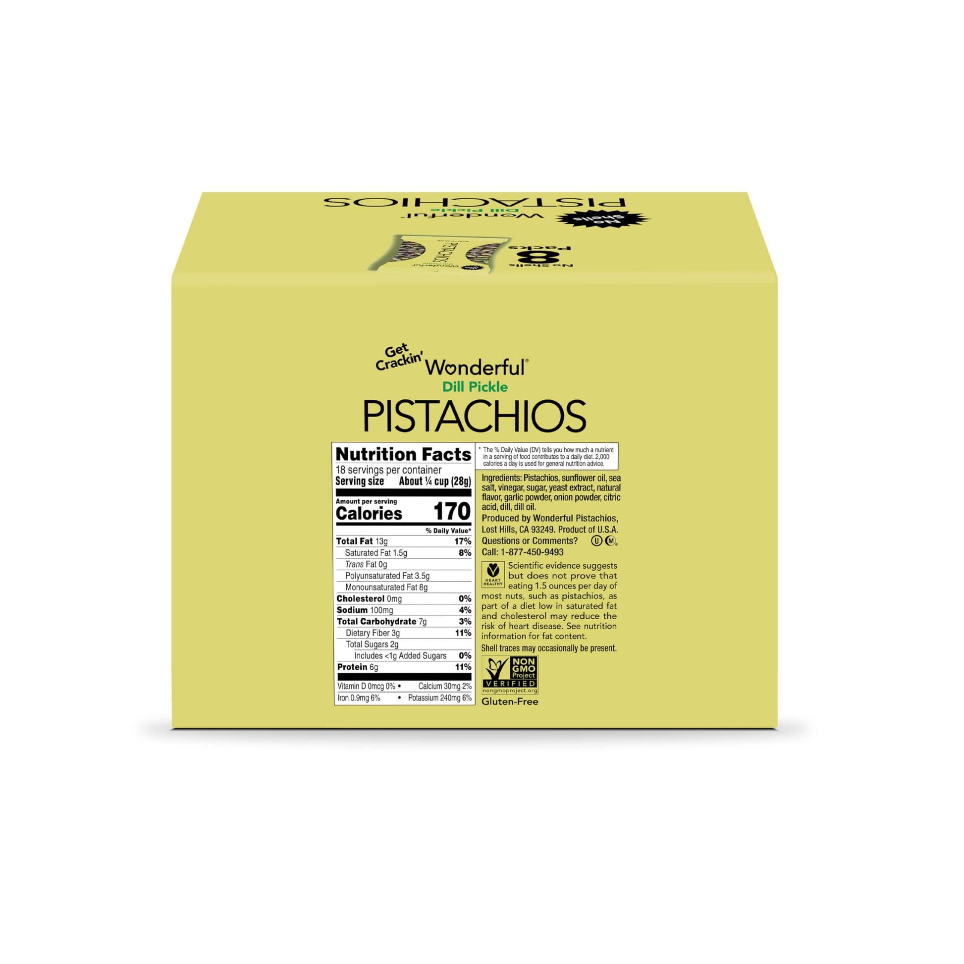 Wonderful Pistachios No Shells, 3 Flavors Mixed Variety Pack of 9 (0.75 Ounce), Roasted & Salted Nuts (4), Chili (3), Honey (2), Protein Snacks, Gluten Free, Pantry Staples, Healthy Snacks Variety Pack for Adults, Stocking Stuffers - Collins Global Snack Store