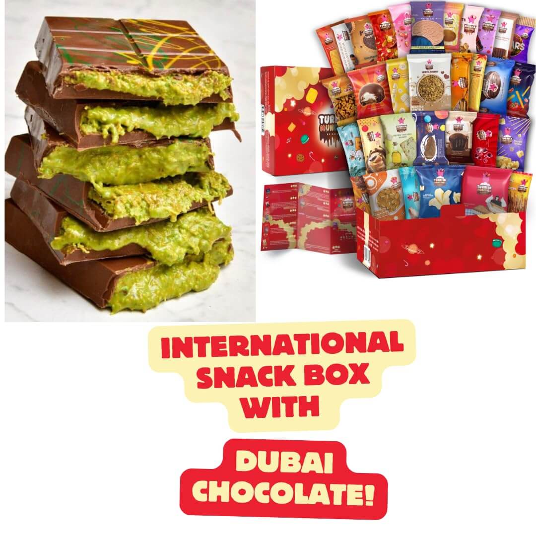 Midi International Snack Box | Premium Exotic Foreign Snacks | Unique Snack Food Gifts Included | Light Blue Space Theme | Candies from Around the World | 12 Full-Size + 1 Bonus Snacks - Collins Global Snack Store