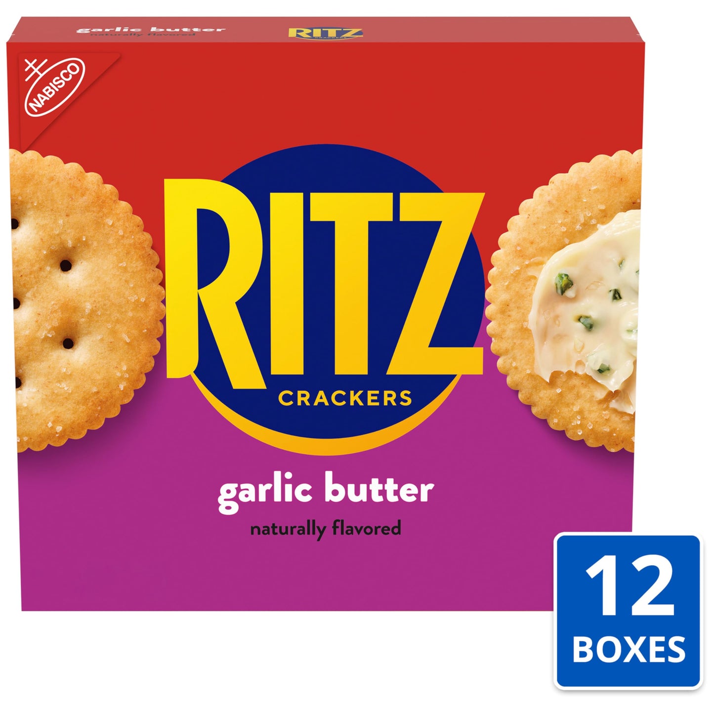 RITZ Fresh Stacks Original Crackers, Party Size, Travel Snacks, 23.7 oz (16 Multi Snack Packs)