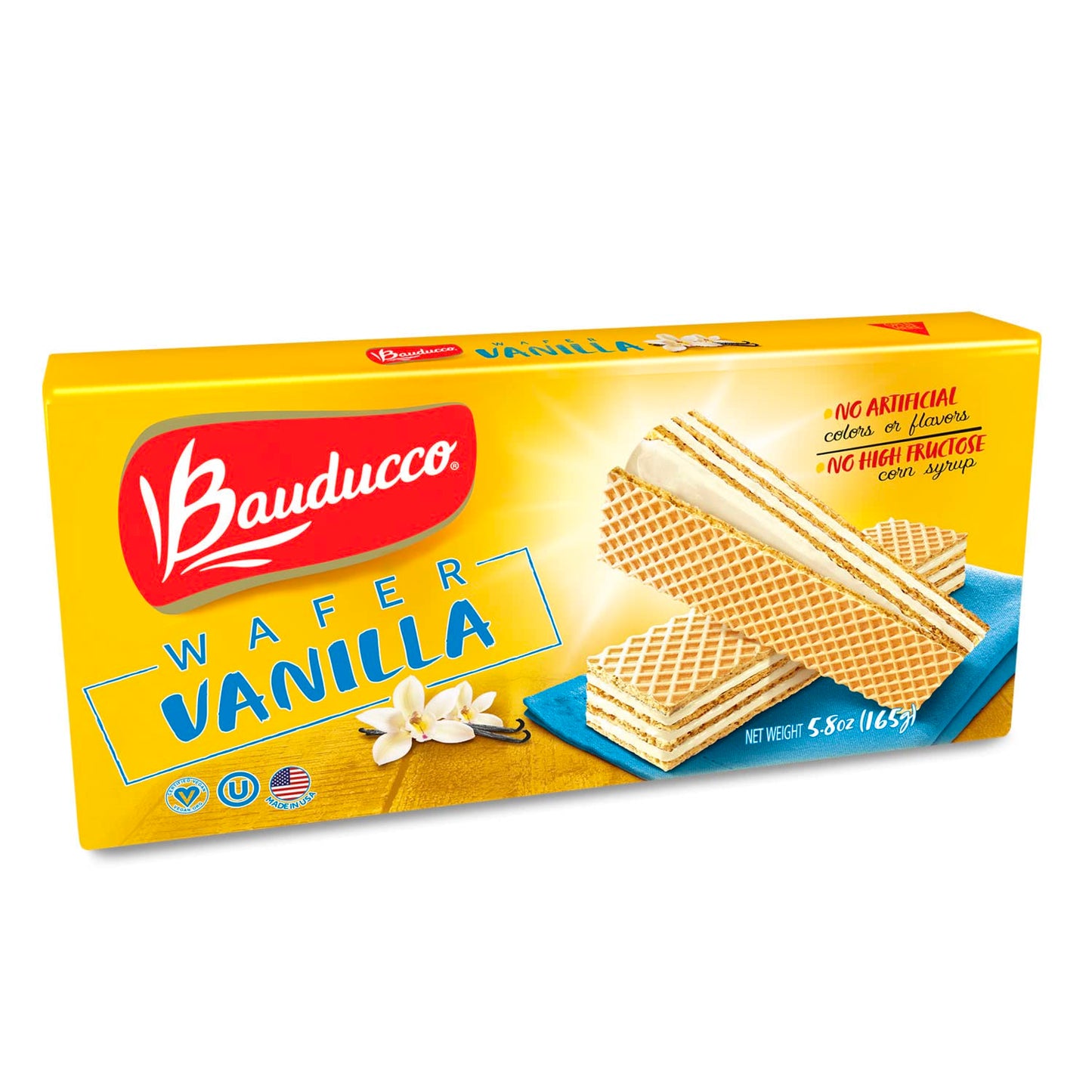 Bauducco Chocolate & Vanilla Wafer Cookies - Convenient Single Serve Wafer Cookies With 3 Layers of Cream - Delicious Sweet Snack on the go or Dessert 28.2oz (Pack of 20) - Collins Global Snack Store
