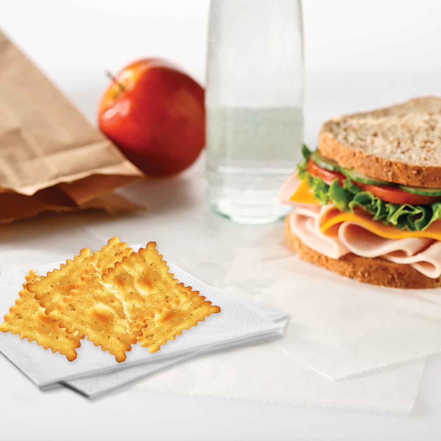 RITZ Fresh Stacks Original Crackers, Party Size, Travel Snacks, 23.7 oz (16 Multi Snack Packs) - Collins Global Snack Store