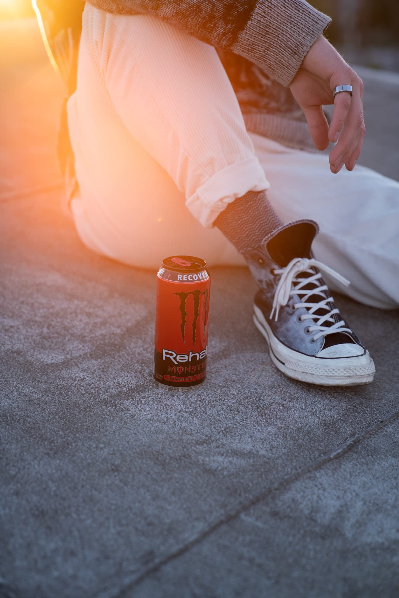 Monster Rehab Peach Tea + Energy, Energy Iced Tea, 15.5 Ounce (Pack of 24) - Collins Global Snack Store