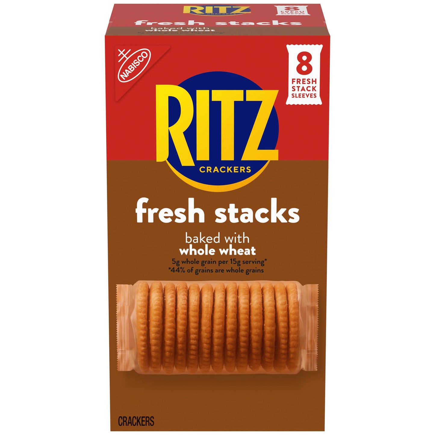 RITZ Fresh Stacks Original Crackers, Party Size, Travel Snacks, 23.7 oz (16 Multi Snack Packs)