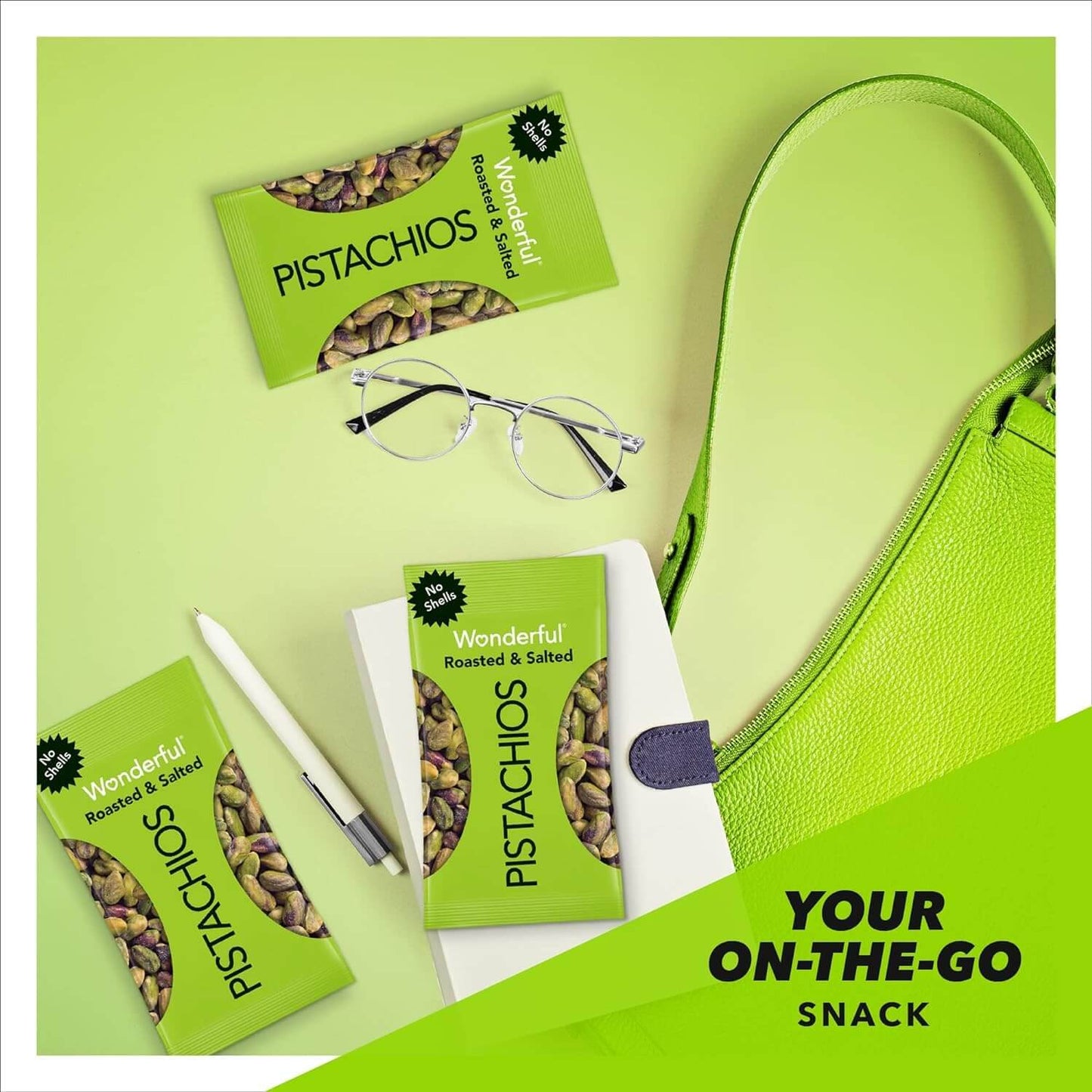 Wonderful Pistachios No Shells, 3 Flavors Mixed Variety Pack of 9 (0.75 Ounce), Roasted & Salted Nuts (4), Chili (3), Honey (2), Protein Snacks, Gluten Free, Pantry Staples, Healthy Snacks Variety Pack for Adults, Stocking Stuffers - Collins Global Snack Store