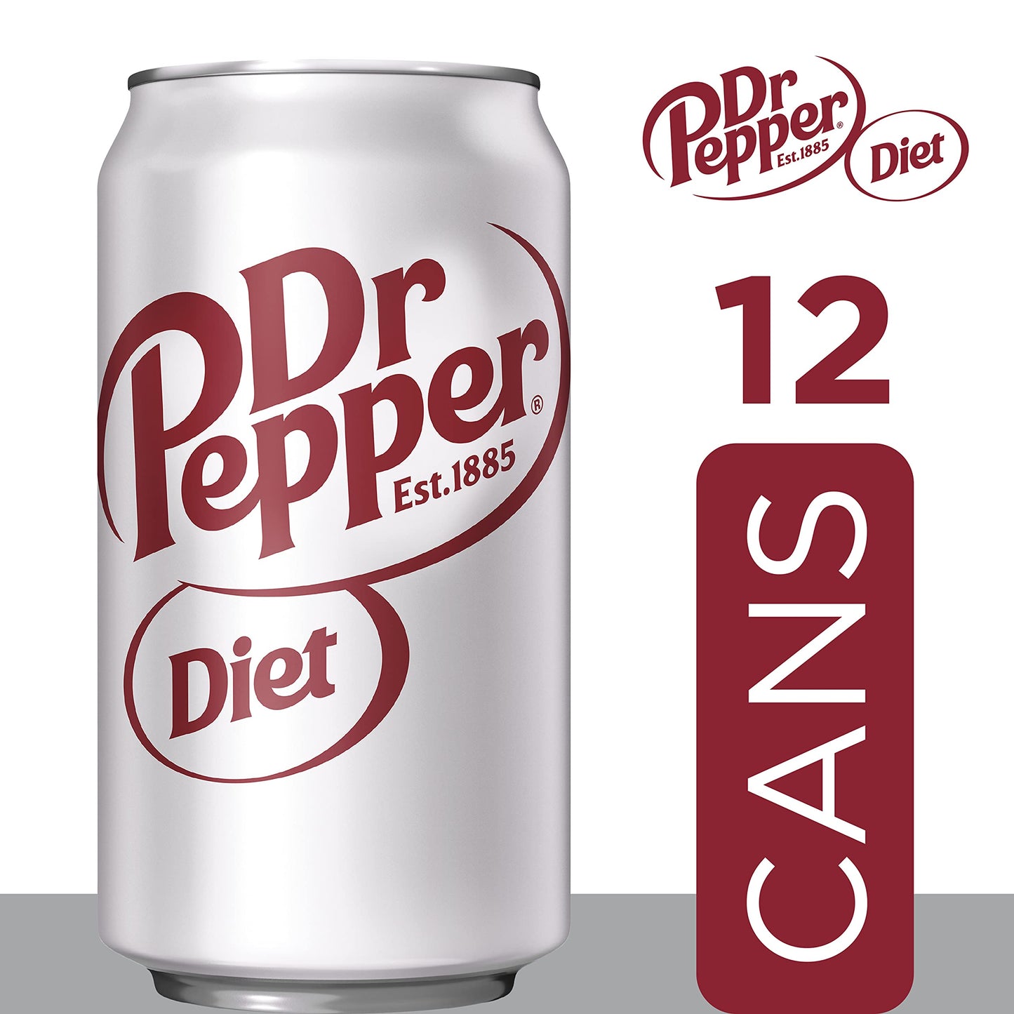 Dr Pepper Soda, 12 fl oz cans, 12 pack - Collins Global Snack Store