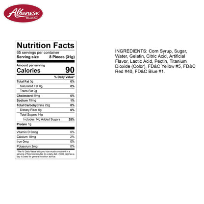 Albanese Confectionery Gummi Awesome Blossoms, 5 Pound Bag - Collins Global Snack Store