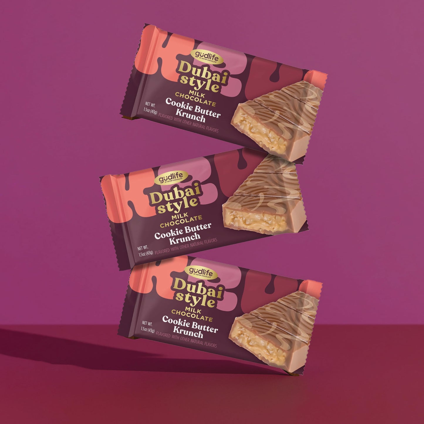 Dubai Chocolate Bars by Gudlife - Premium Gourmet Chocolate Gift Set