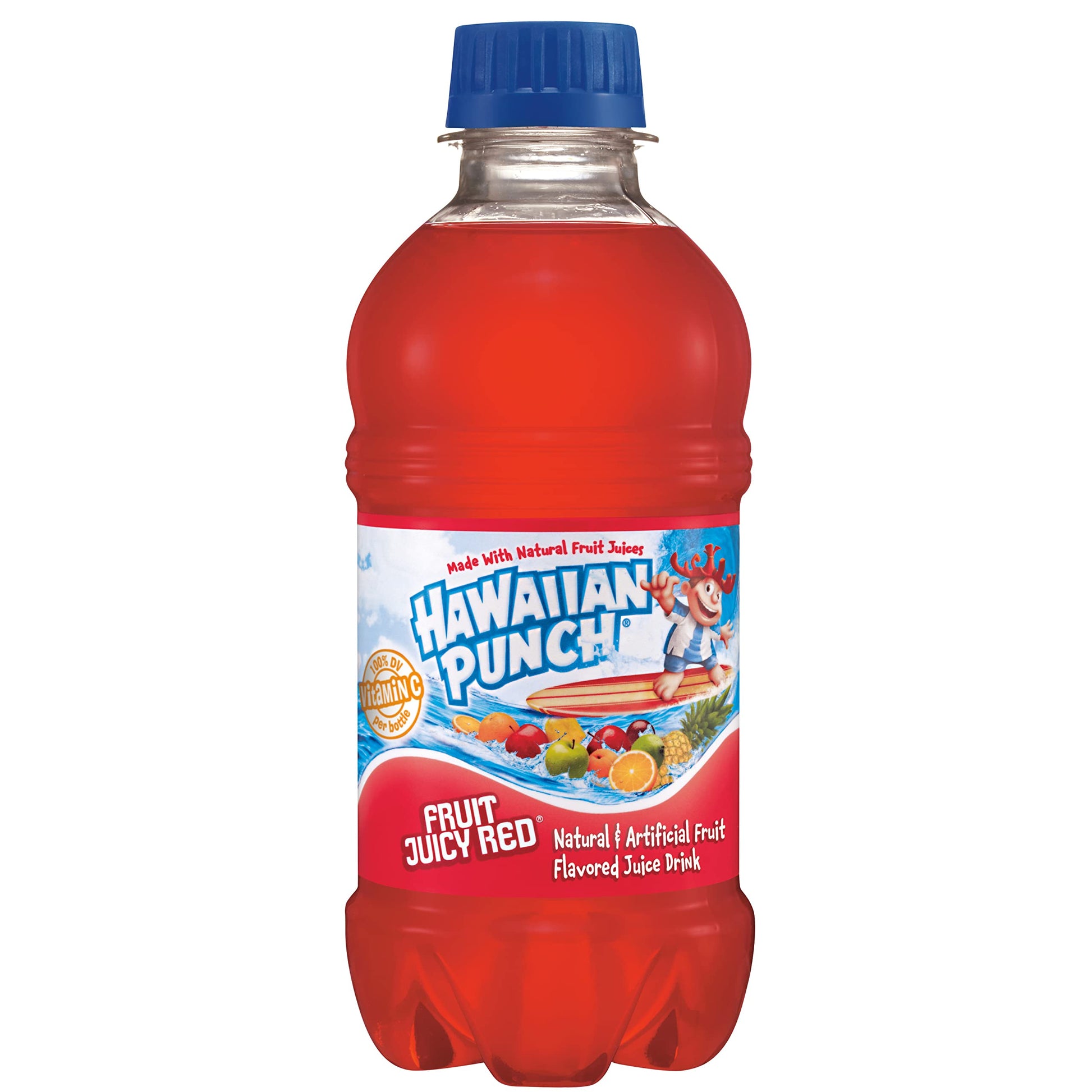 Hawaiian Punch Fruit Juicy Red Fruit Juice Drink, 10 Fl Oz Bottles, 24 Count (4 Packs Of 6), Ready-to-drink, On-the-go, Caffeine-free, Carbonation-free, Gluten-free, Excellent Source Of Vitamin C - Collins Global Snack Store